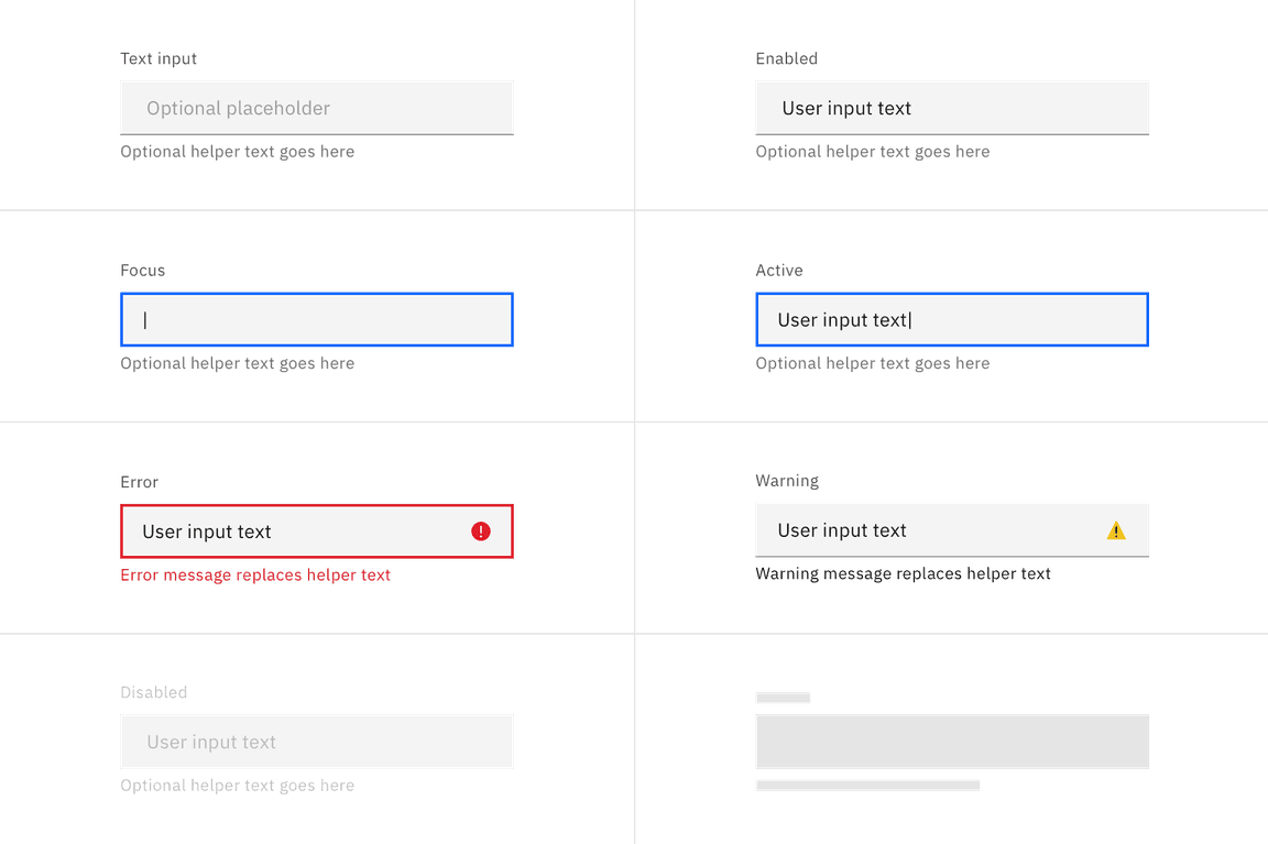 Examples of default input states